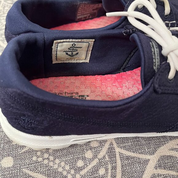 Skechers On-The-Go Blue Docker Shoes Womens Size 6.5 - Picture 7 of 13